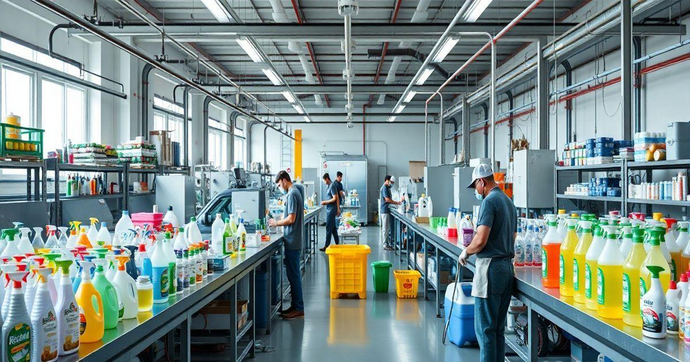 Ind&uacute;stria de Material de Limpeza em Crescimento