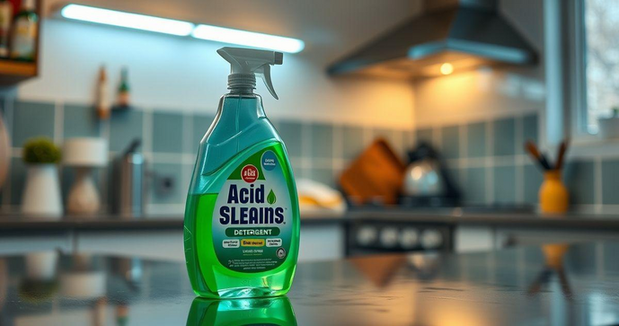 Detergente ácido: A solução eficaz para limpeza profunda e remoção de manchas difíceis