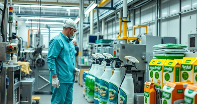 F&aacute;brica de Materiais de Limpeza: Como Escolher os Melhores Produtos para Sua Necessidade