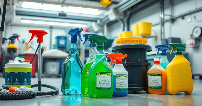 Produtos de limpeza industrial que garantem eficiência e segurança no seu ambiente de trabalho