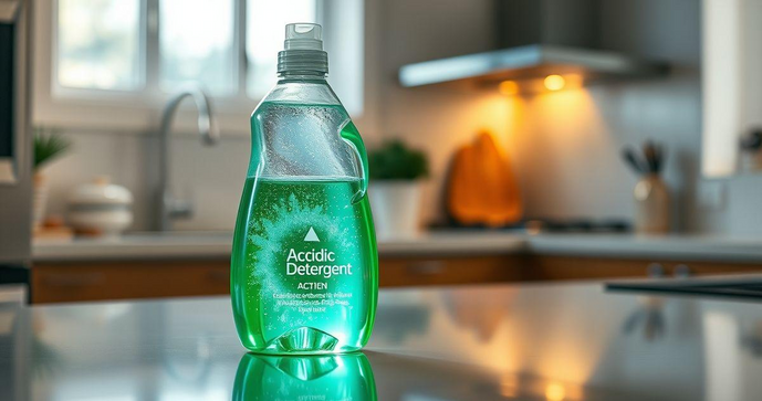 Detergente desincrustante &aacute;cido: a solu&ccedil;&atilde;o eficaz para limpeza profunda e remo&ccedil;&atilde;o de sujeira pesada