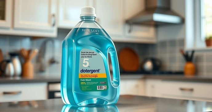 Detergente Neutro 5 Litros &eacute; a Solu&ccedil;&atilde;o Ideal para Limpeza Eficiente e Pr&aacute;tica