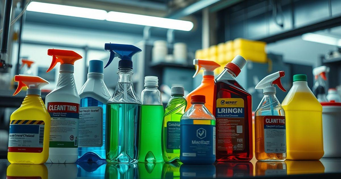 Produtos de limpeza industrial para efic&aacute;cia e seguran&ccedil;a no seu neg&oacute;cio