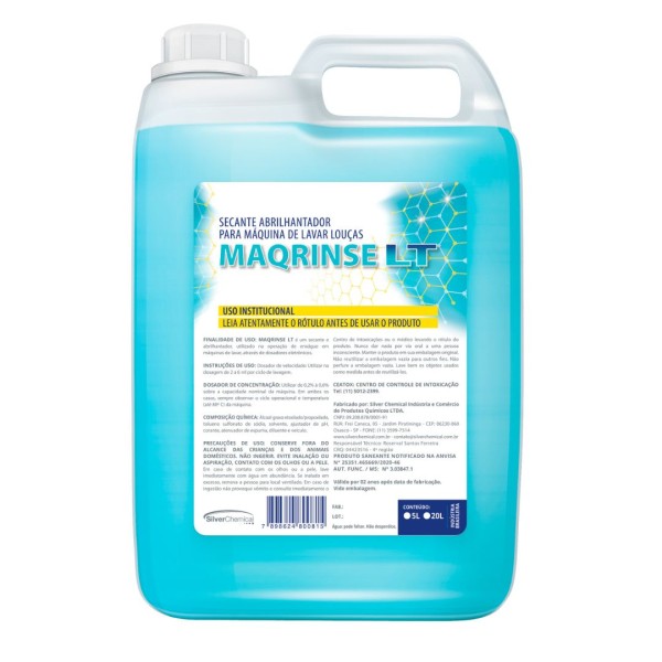 Detergente E Secante Para Lava Louças Industrial